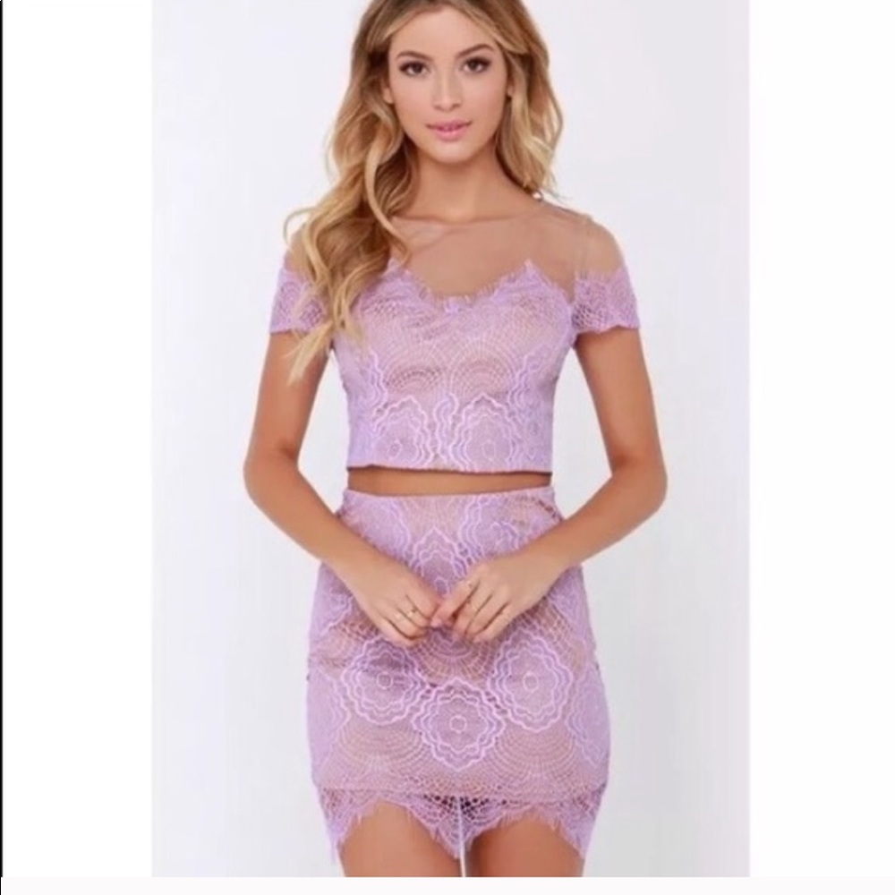 Lulus lace two piece set